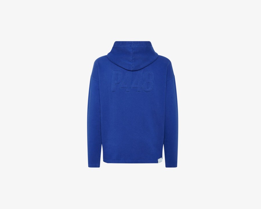 Femmes P448 Sweat Et Sweat A Capuche | Sweat A Capuche P448 Bleu