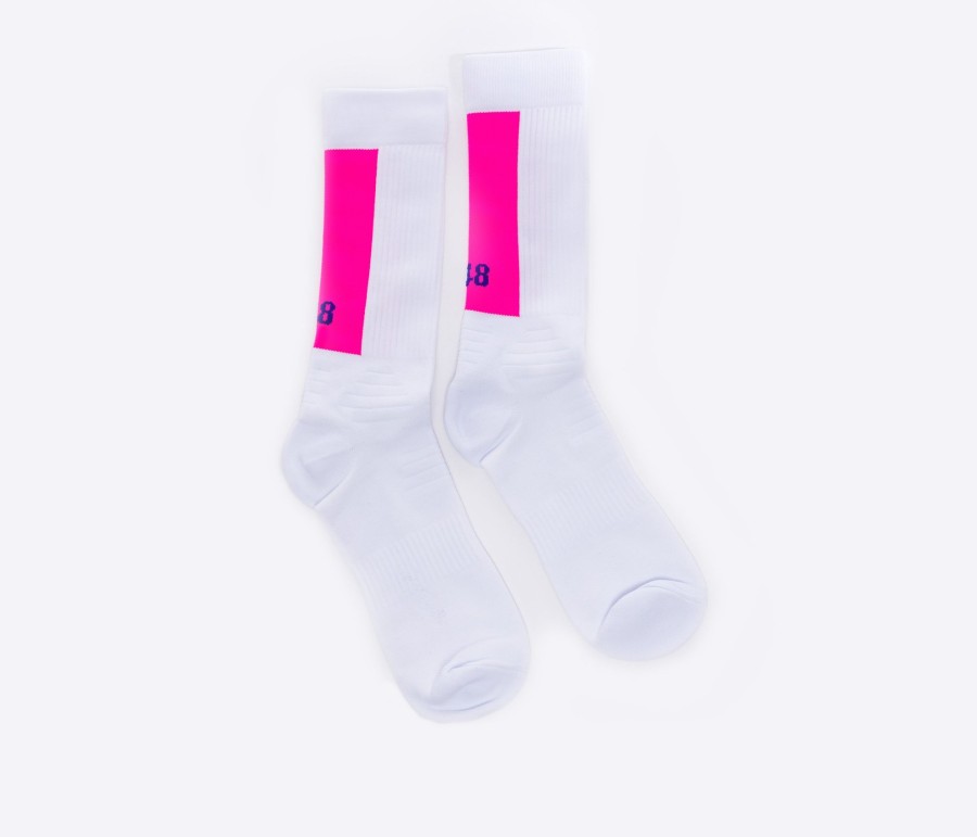 Femmes P448 Accessoires | Chaussettes Blanc/Rose