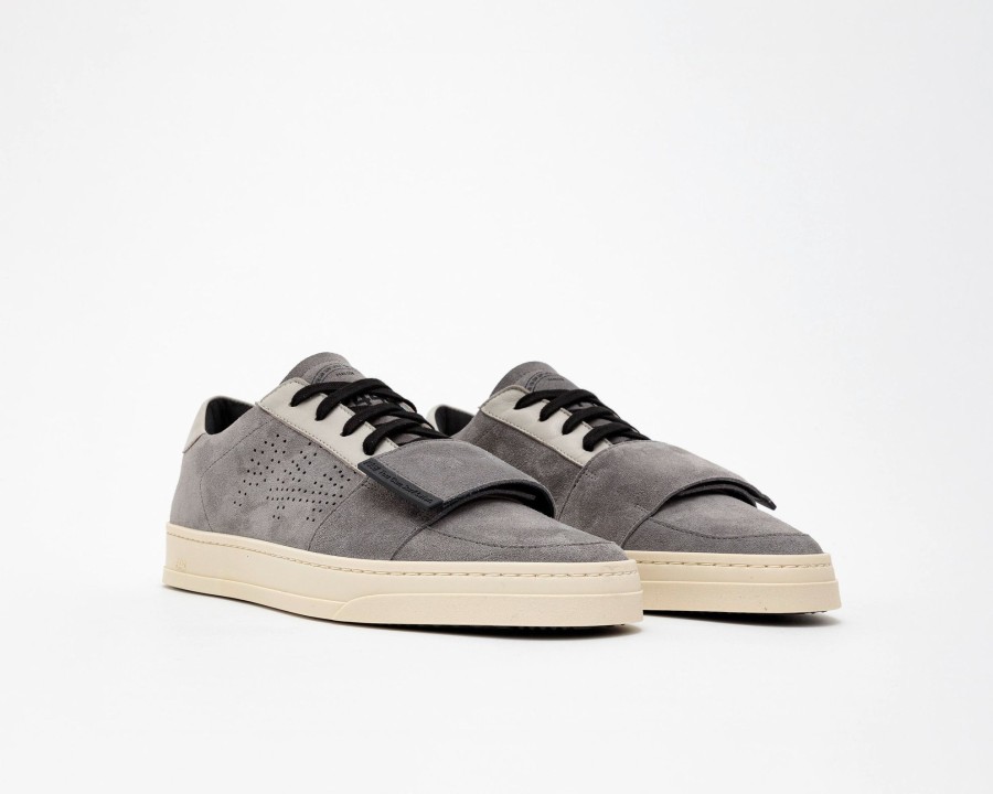 Hommes P448 Bas | Jack Velcro Anthracite