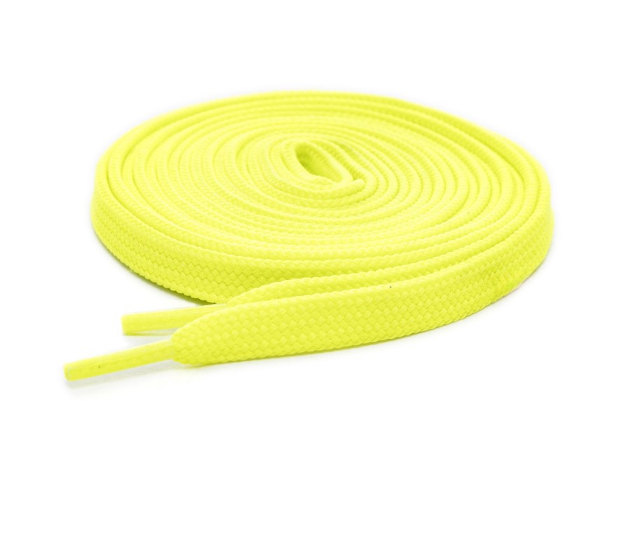 Femmes P448 Lacets | Lacets Jaune Fluo