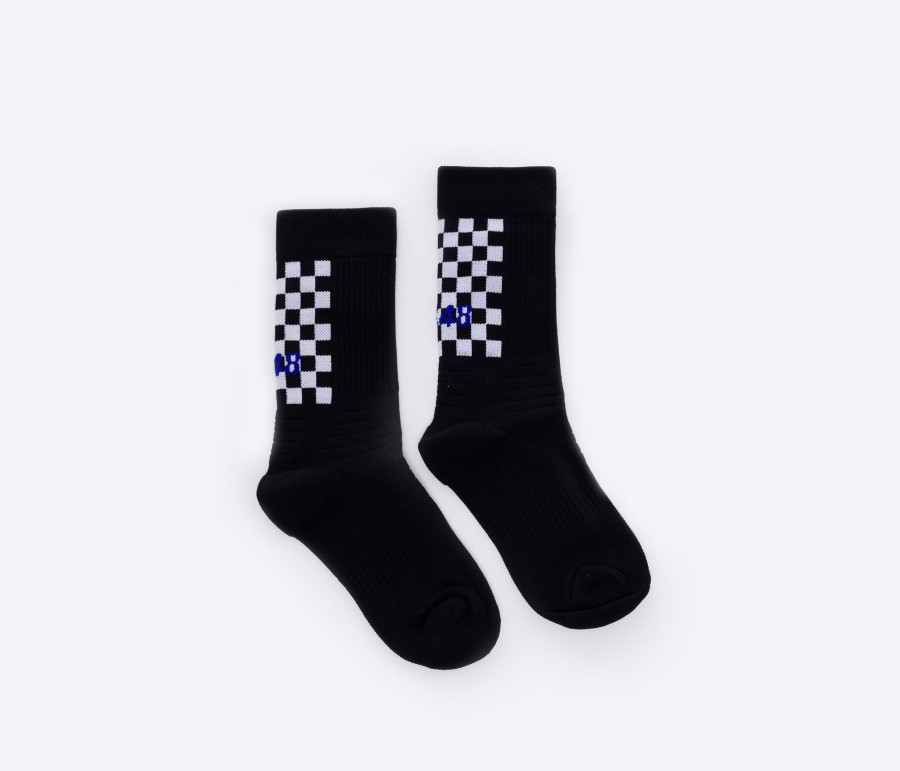 Femmes P448 Accessoires | Chaussettes Noir/Carreaux