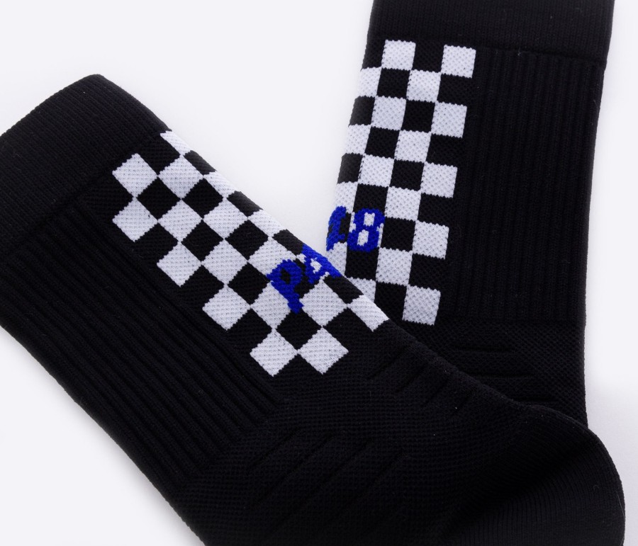 Femmes P448 Accessoires | Chaussettes Noir/Carreaux