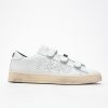 Hommes P448 Bas | Jack Velcro Blanc